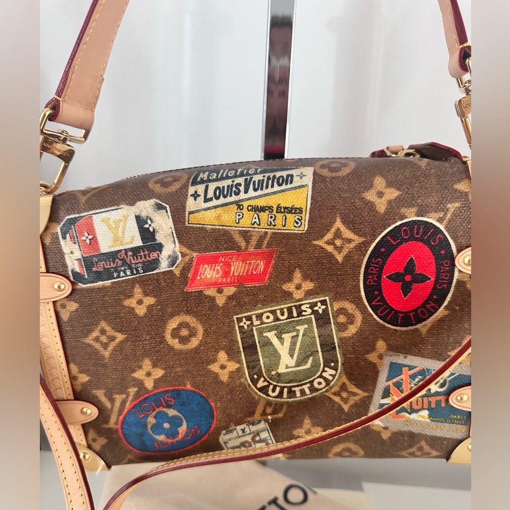 🦢Louis Vuitton Flight Mode side trunk MM BAG Collection authent 100 x LUCKY GIRL - Picture 8 of 12